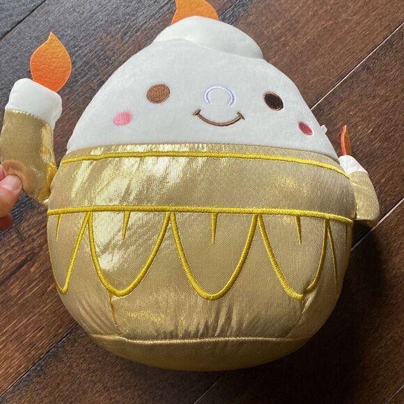 Disney Lumiere candle Squishmallow beauty and the beast 10” plush stuffed animal - Picture 1 of 9